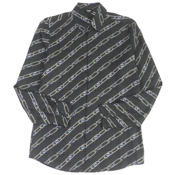 FENDI Long sleeve shirt FS0585 silk charcoal 39