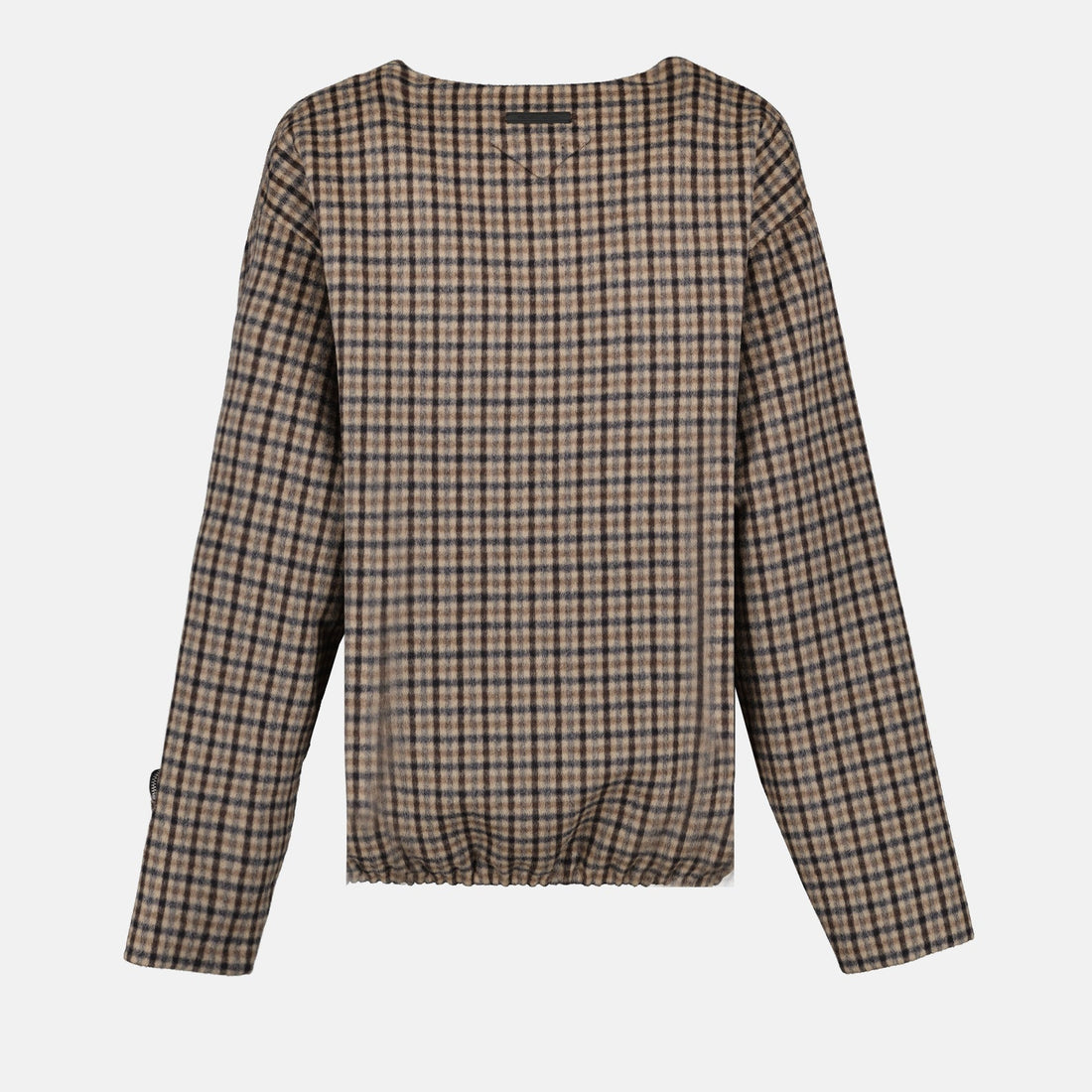 Pull à carreaux