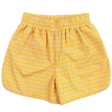 FENDI Shorts FAB230 polyester Yellow type XS
