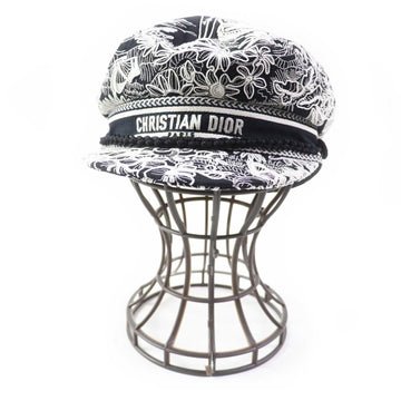 Christian Dior Casquette 31REV920X131 cotton Black White 58