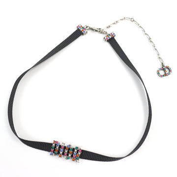 Christian Dior choker ? Black multicolor