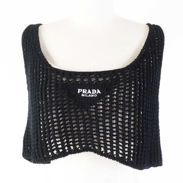PRADA Tank top P29980 cotton Black White 36