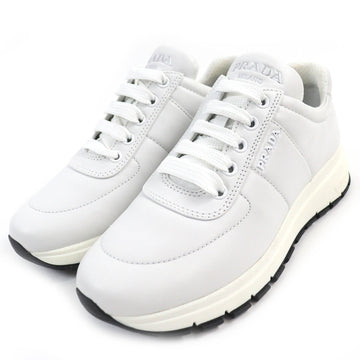 PRADA Low cut sneakers 1E553L leather white 36