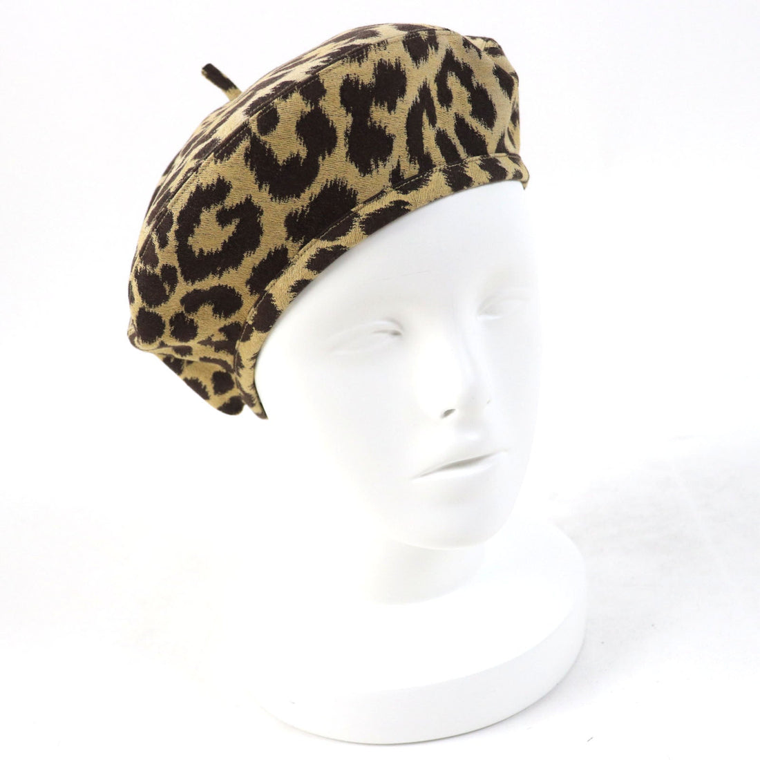 Christian Dior beret 14LEO910I134 polyester Beige dark brown 57
