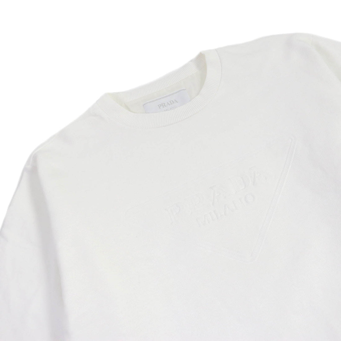 PRADA Short sleeve T-shirt UJN773 cotton white XS