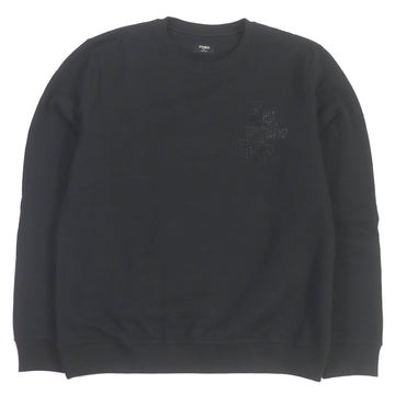 FENDI sweat FY0178 cotton black XL
