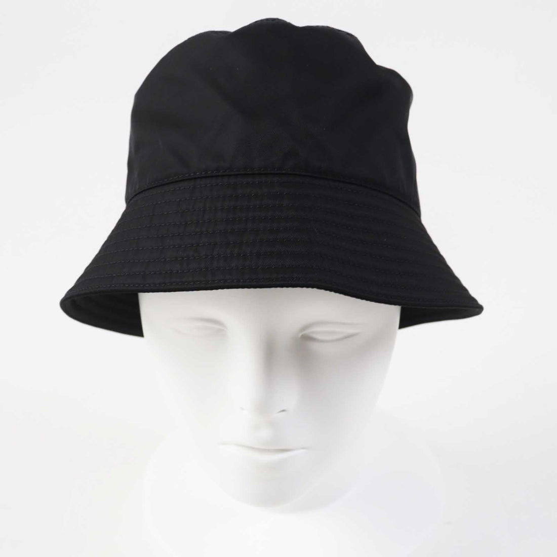 PRADA hat 1HC137 recycled polyamide black RE-NYLON