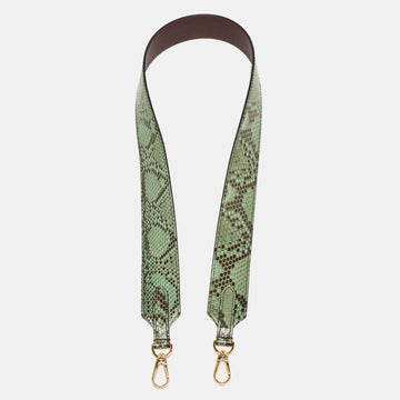 Green Python Bandouli&egrave;re Shoulder Bag Strap