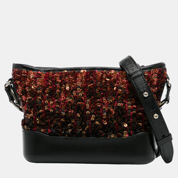 Black Small Sequin Gabrielle Crossbody