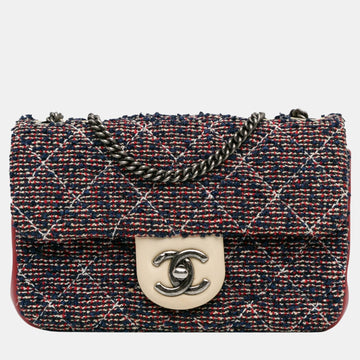 Multicolor CC Quilted Tweed Single Flap