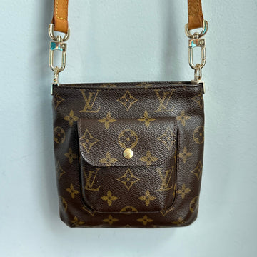 The Junco Crossbody -CS LV Monogram in Vachetta