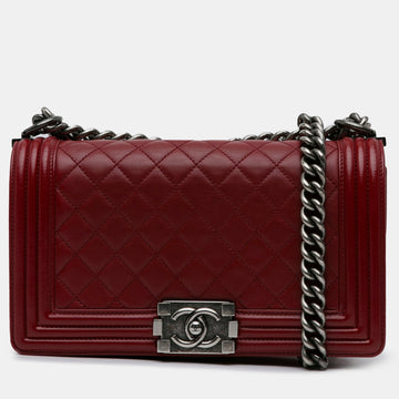 Medium Lambskin Boy Flap