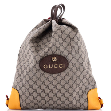 Neo Vintage Drawstring Backpack VS Coated Canvas Large