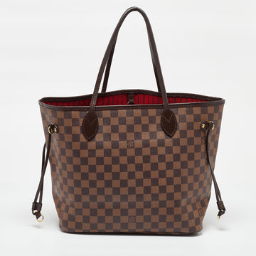Damier Ebene Canvas Neverfull MM Bag