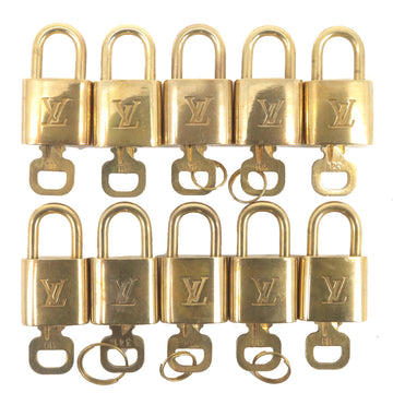 Louis Vuitton Set of 10 Lock & Key Cadena Key Lock