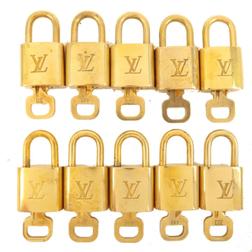 Louis Vuitton Set of 10 Lock & Key Cadena Key Lock