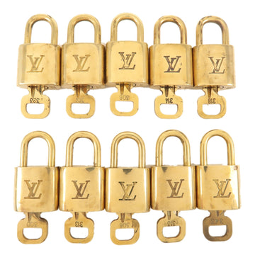 Louis Vuitton Set of 10 Lock & Key Cadena Key Lock