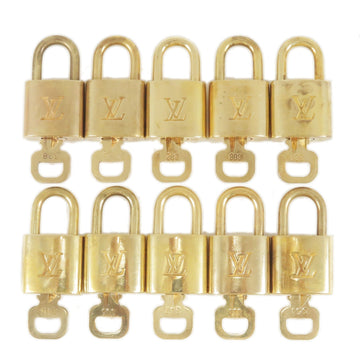 Louis Vuitton Set of 10 Lock & Key Cadena Key Lock