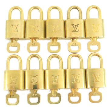 Louis Vuitton Set of 10 Lock & Key Cadena Key Lock