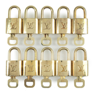 Louis Vuitton Set of 10 Lock & Key Cadena Key Lock