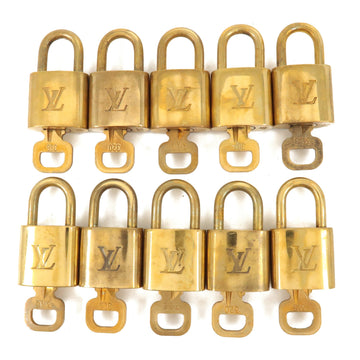 Louis Vuitton Set of 10 Lock & Key Cadena Key Lock
