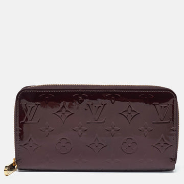 Amarante Monogram Vernis Zippy Wallet