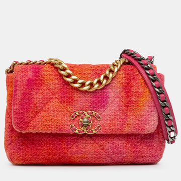 Medium Tweed 19 Flap Bag