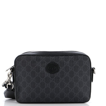 Interlocking G Patch Shoulder Bag VS Coated Canvas Small