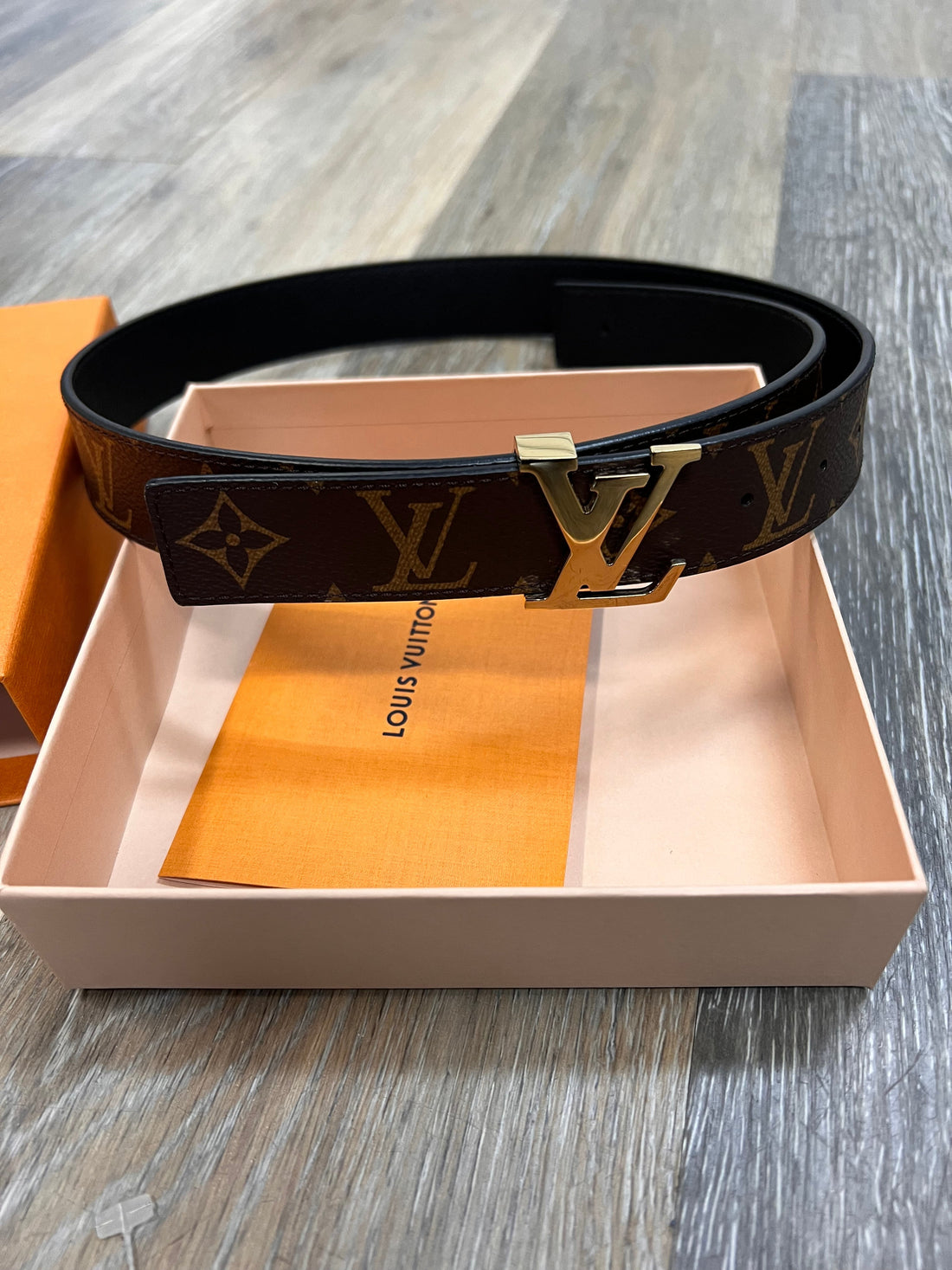 BELT LUXURY DESIGNER by LOUIS VUITTON In BROWN