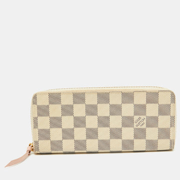 Damier Azure Canvas Clemence Wallet
