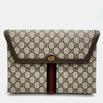 Beige gg canvas Opidia GG Clutch