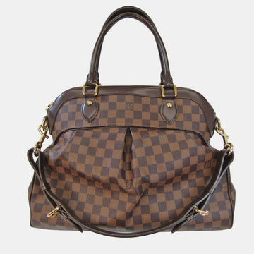 Brown Damier Ebene Canvas Trevi GM Satchel