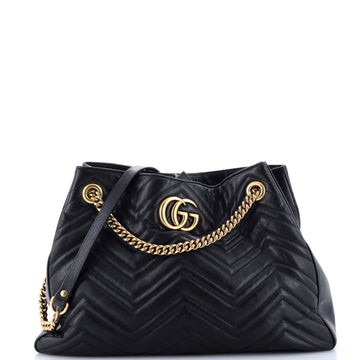 VS Marmont Chain Shoulder Bag Matelasse Leather
