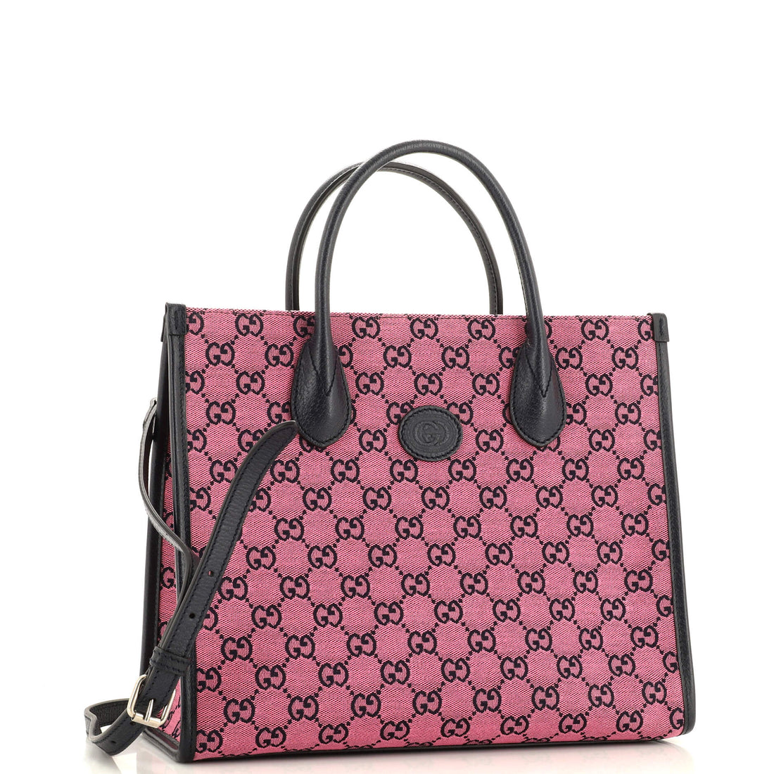 Structured Top Handle Open Tote VS Canvas Small