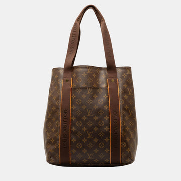 Brown Monogram Cabas Beaubourg