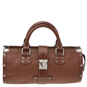 Brown Suhali Leather L'Epanoui PM Bag