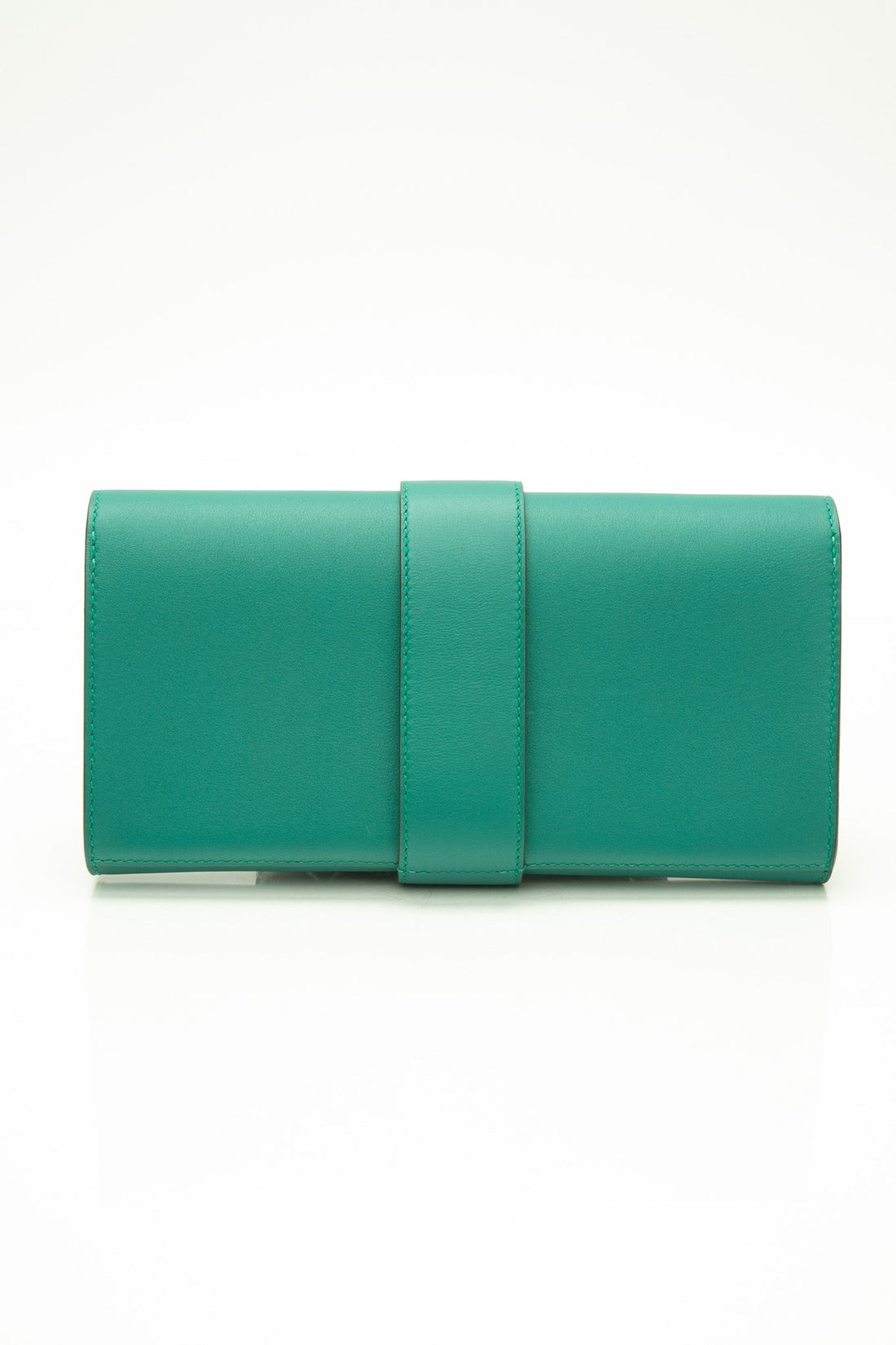 HERMES Malachite Green Swift Medor 23 Clutch