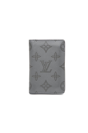 LOUIS VUITTON Anthracite Grey Monogram Shadow Pocket Organizer