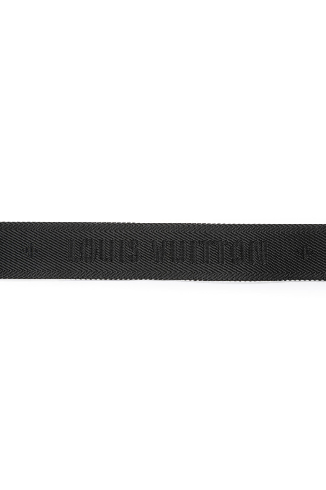 LOUIS VUITTON Black Jacquard Bandouliere Adjustable Crossbody Strap