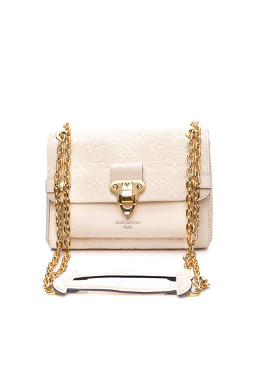 LOUIS VUITTON Creme Monogram Empreinte Vavin BB