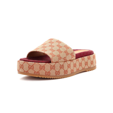 Women's Angelina Platform Slide Sandals VS Canvas