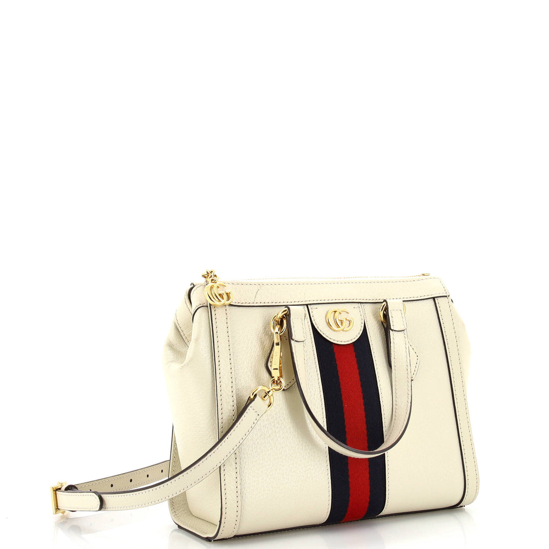 Ophidia Top Handle Tote Leather Small