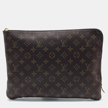 Brown Monogram Canvas Etui Voyage MM Pouch