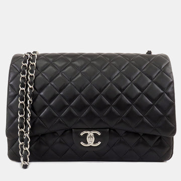 Maxi Classic Lambskin Double Flap Bag