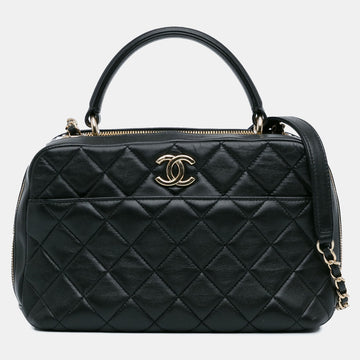 Medium Lambskin Trendy CC Bowling Bag