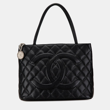 Caviar Medallion Tote Bag