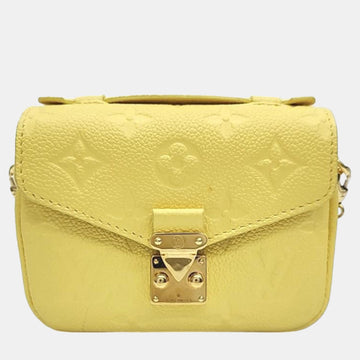 Yellow Empreinte Micro Metis Shoulder Bags