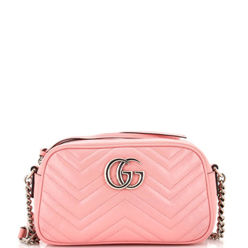 GUCCI GG Marmont Shoulder Bag Matelasse Leather Small