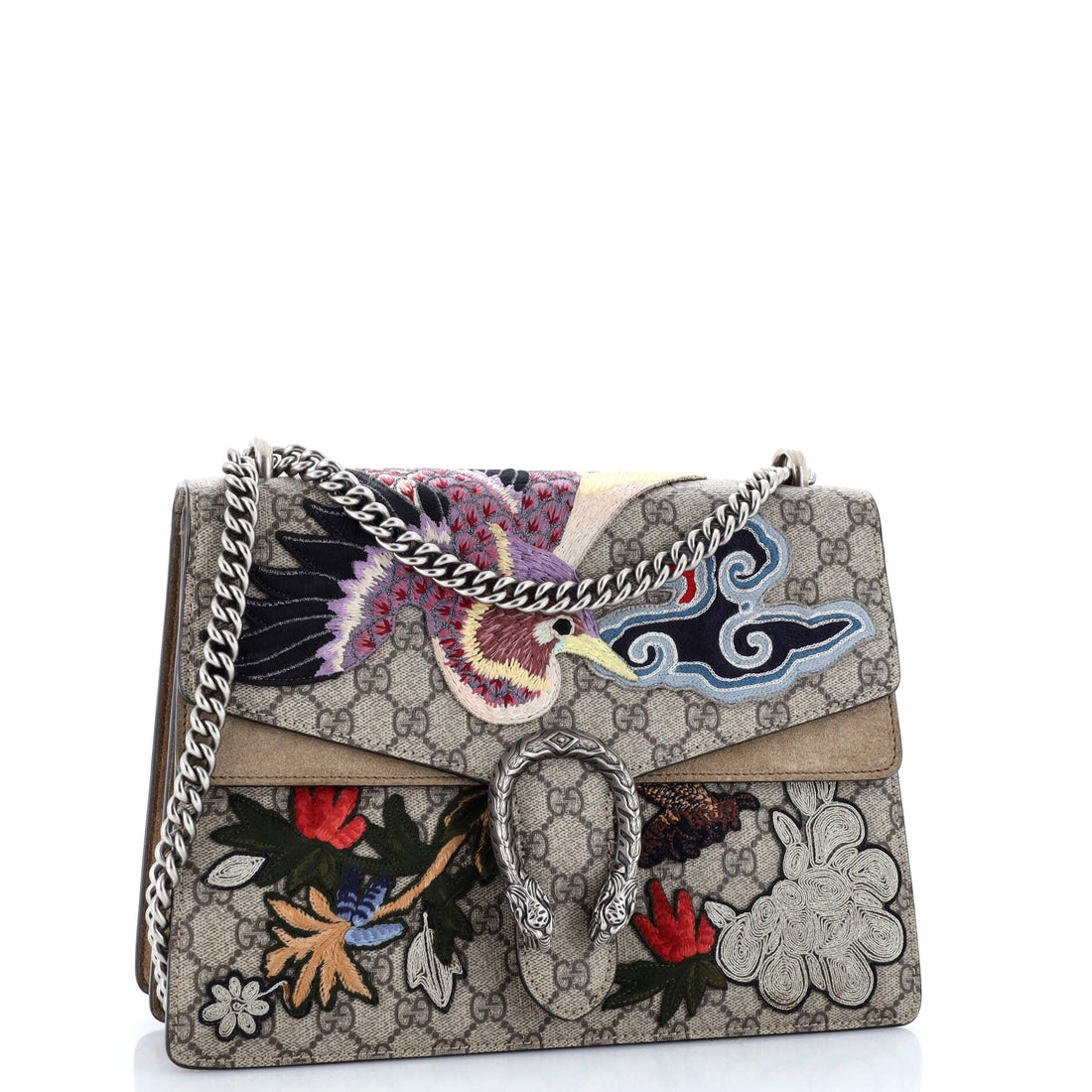 Dionysus Bag Embroidered VS Coated Canvas Medium
