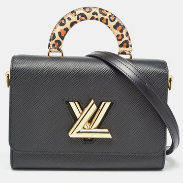Black Epi Leather Wild at Heart Twist MM Bag